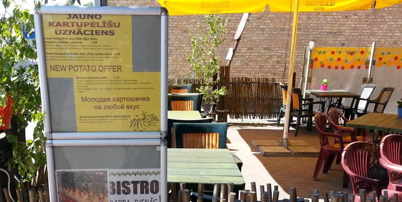 badly translated menu