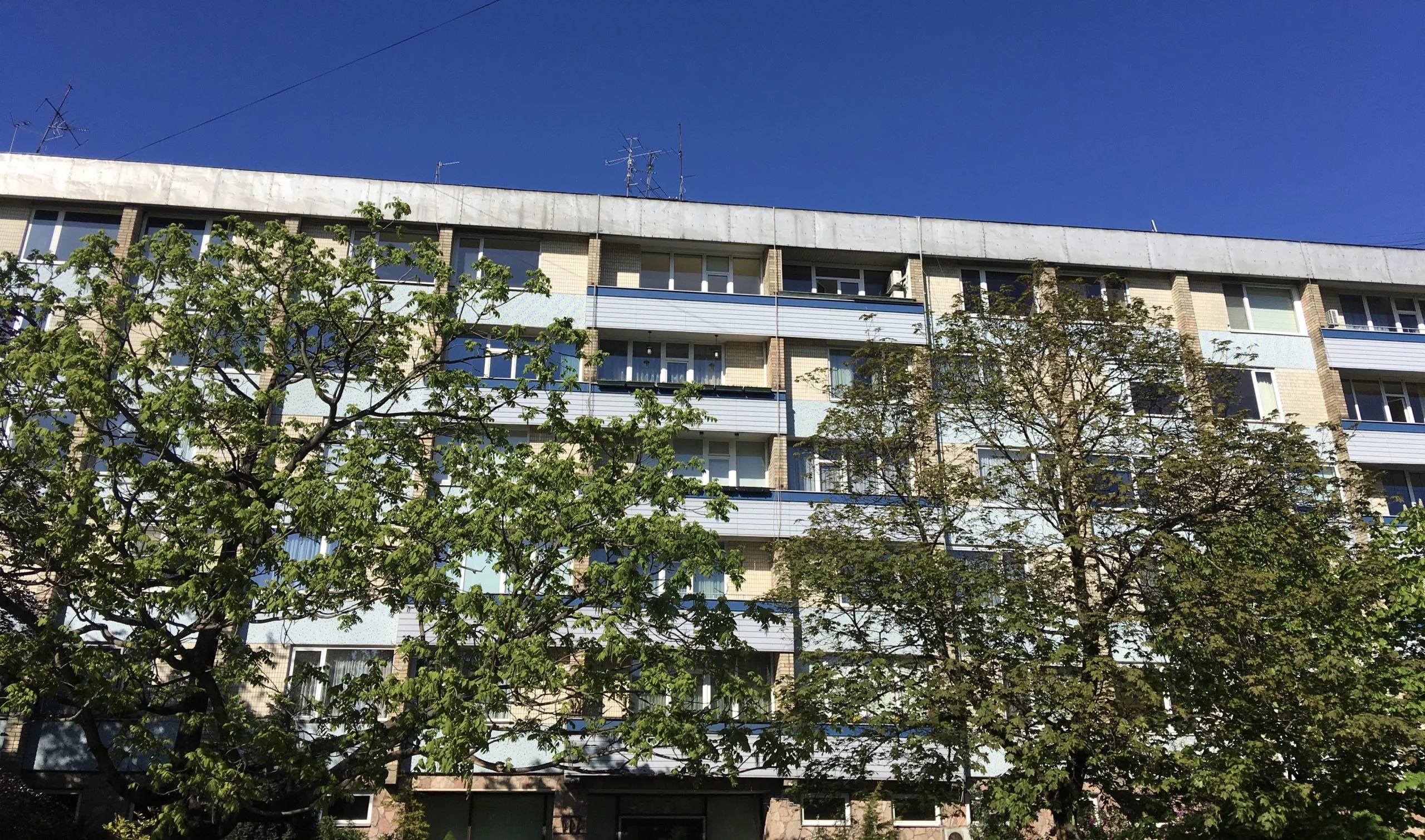 Soviet residential block in Riga