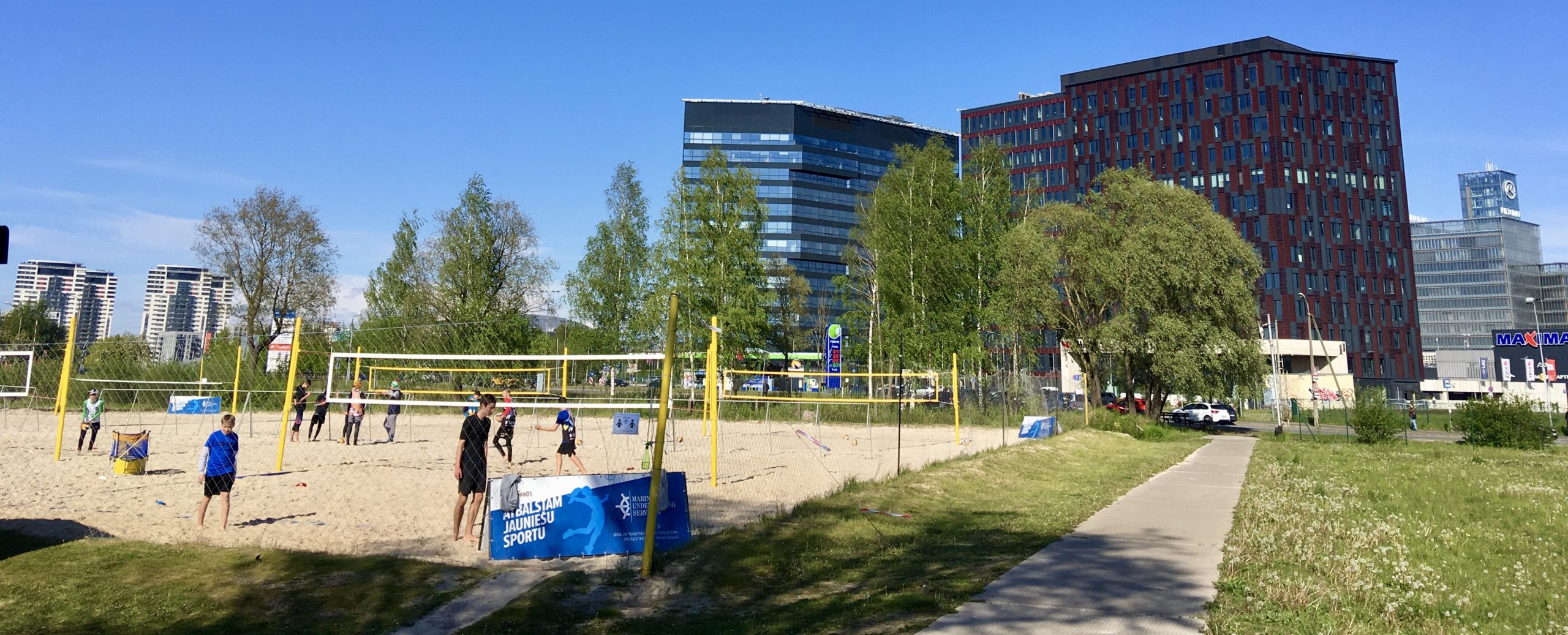 Beach volleyball Riga