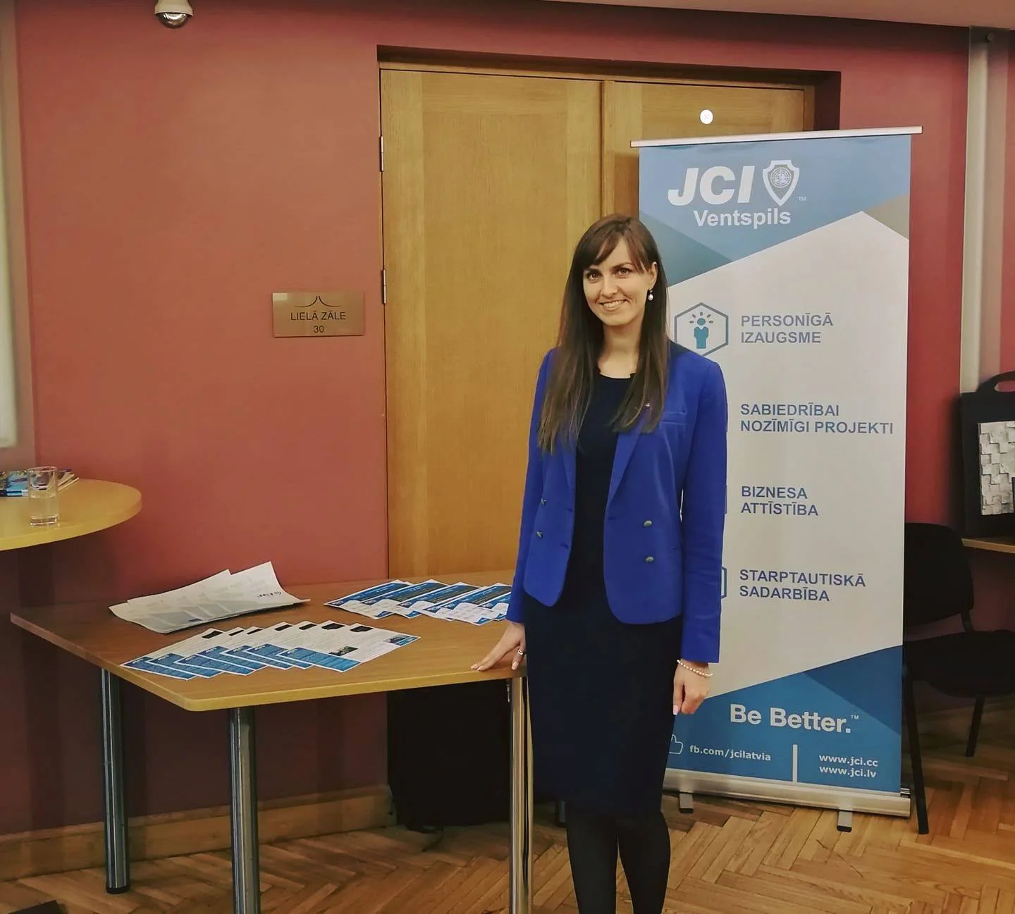 Vika Dubanevica volunteers for JCI