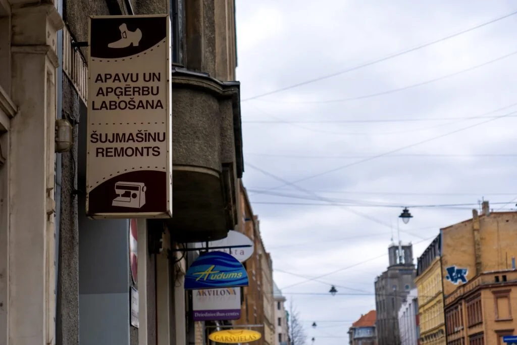 riga tailor and cobbler shop