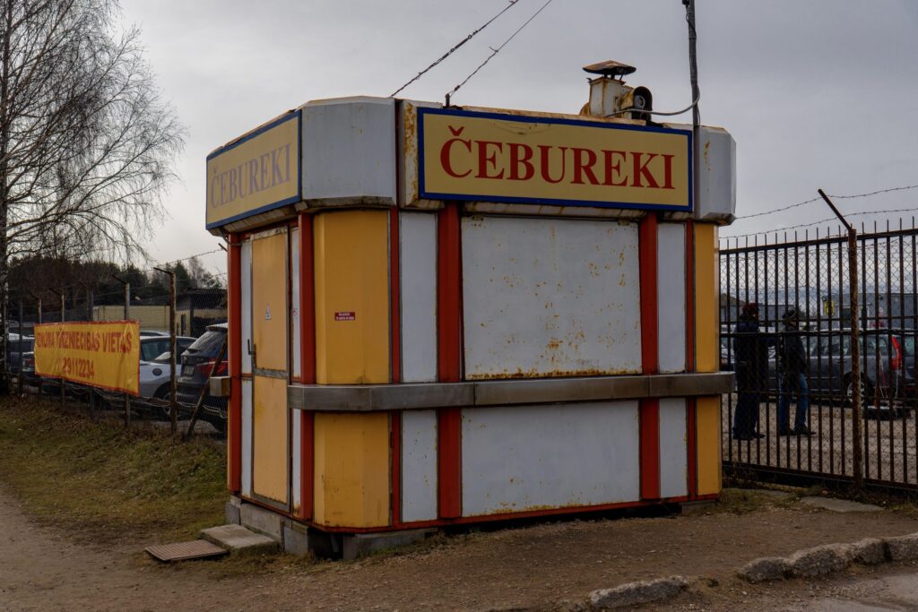 soviet kiosk in riga