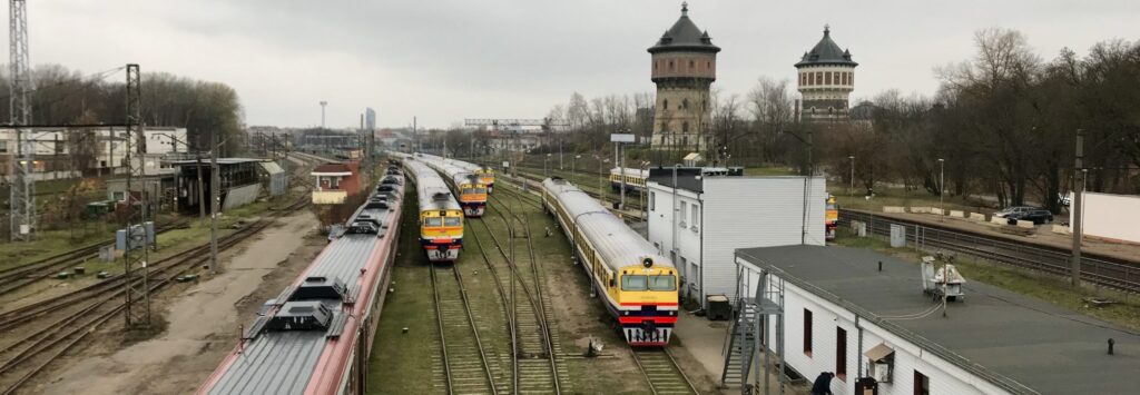 Trains in Riga